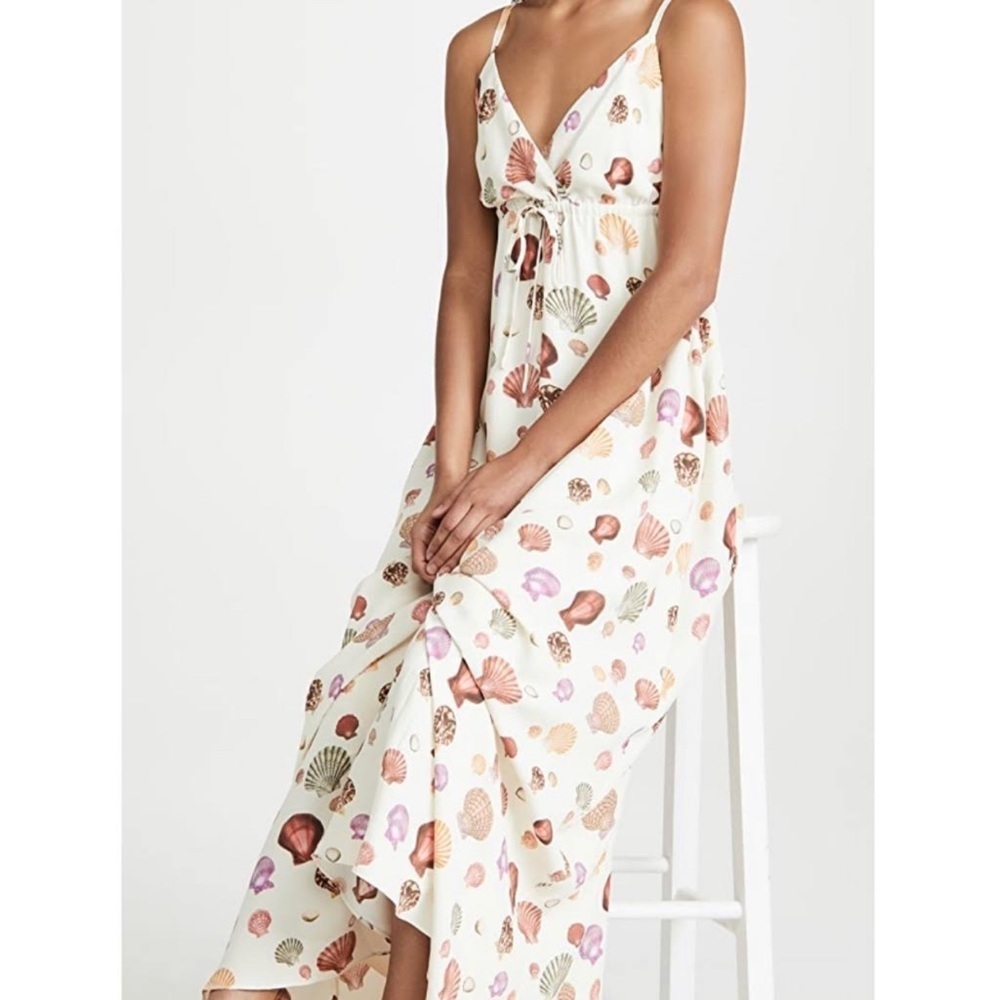 L'AGENCE Sachi Seashell Maxi Dress